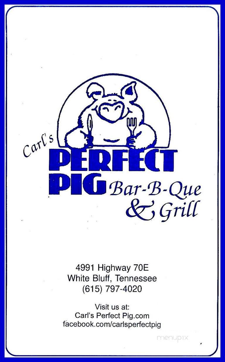Carl's Perfect Pig Bar B Que - White Bluff, TN