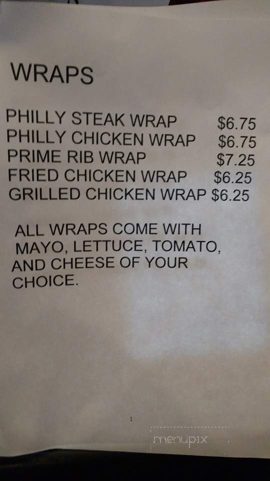 Charlie's Restaurant Lounge - Soddy Daisy, TN menu_pic