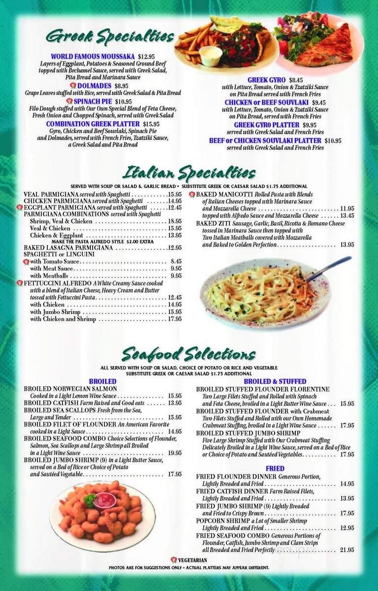 Menu of City Cafe Diner in Chattanooga, TN 37421