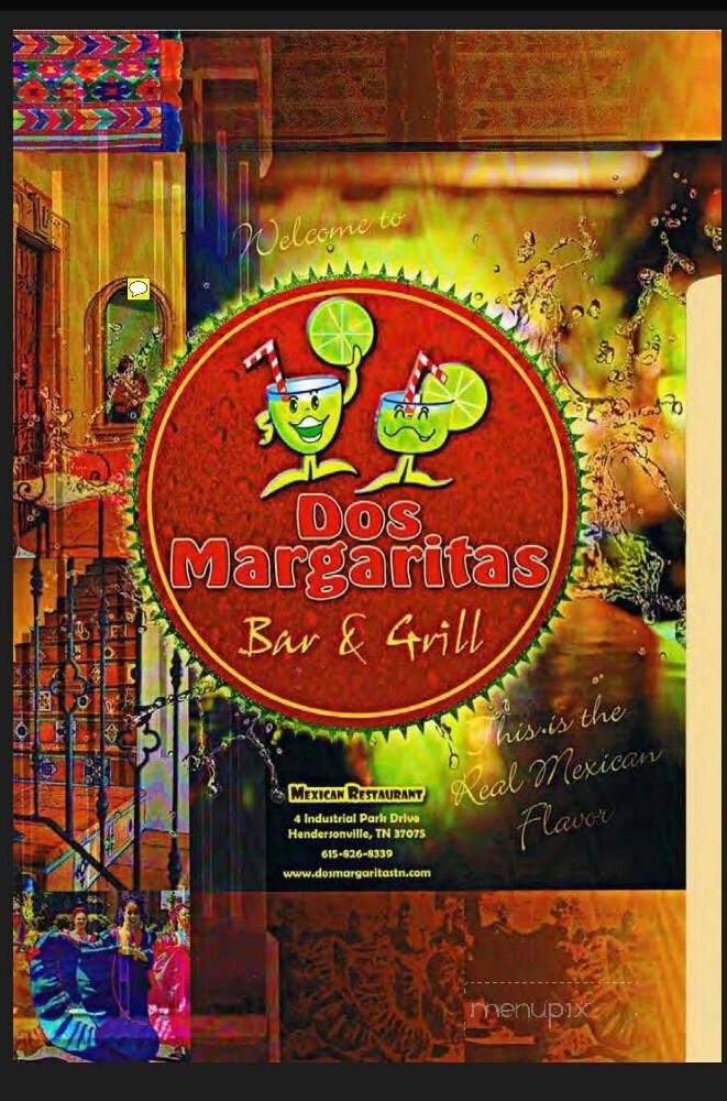 Dos Margaritas - Hendersonville, TN menu_pic