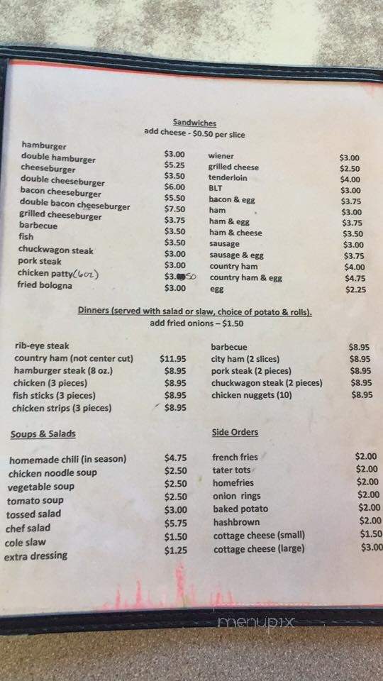 Four Winds Restaurant - Lebanon, TN menu_pic