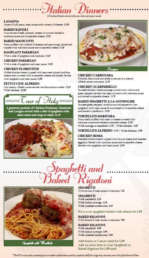 Gondolier Italian Restaurant - Maryville, TN