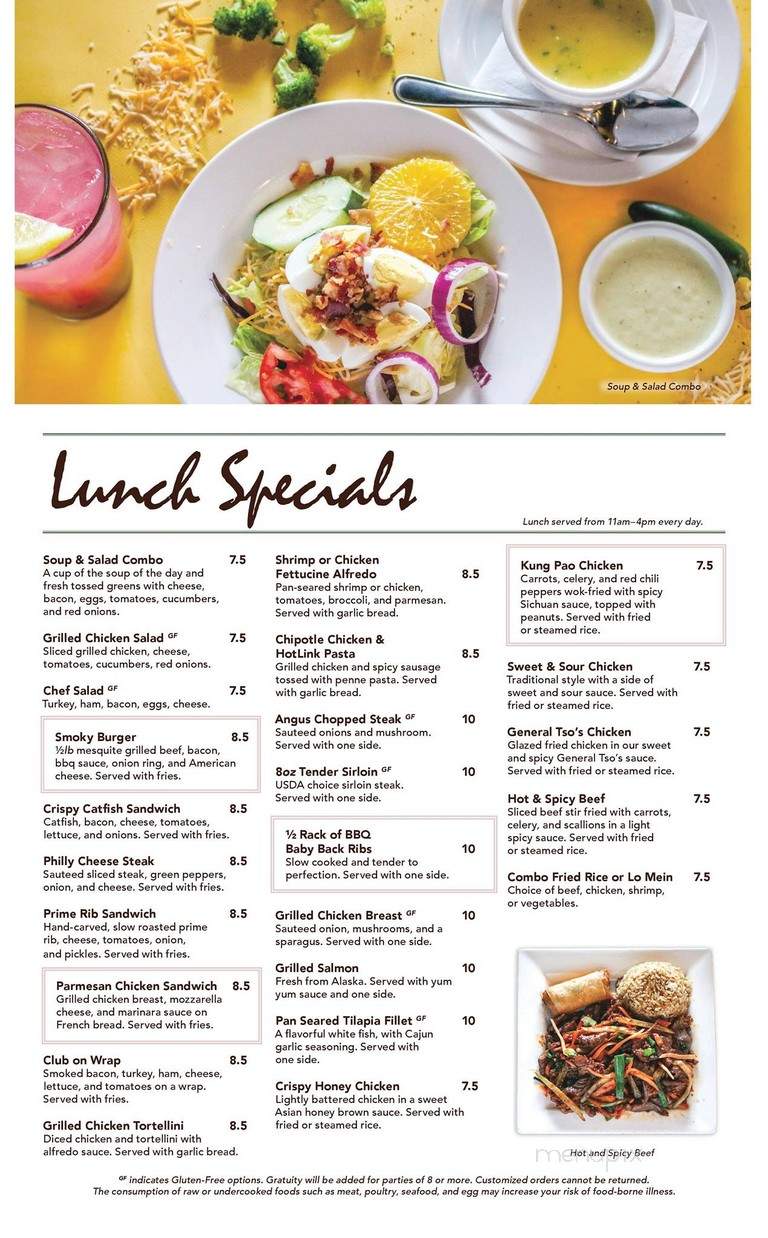 Harbor Cafe - Clarksville, TN menu_pic