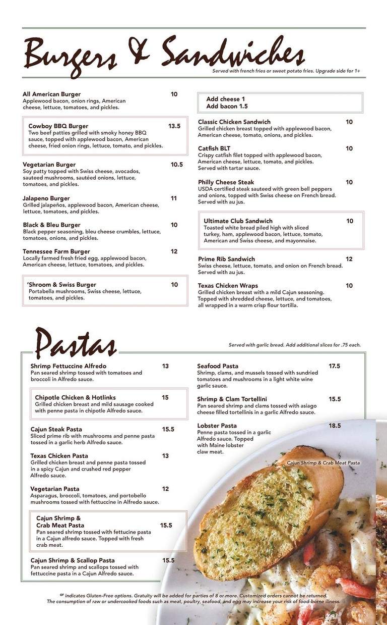 Harbor Cafe - Clarksville, TN menu_pic