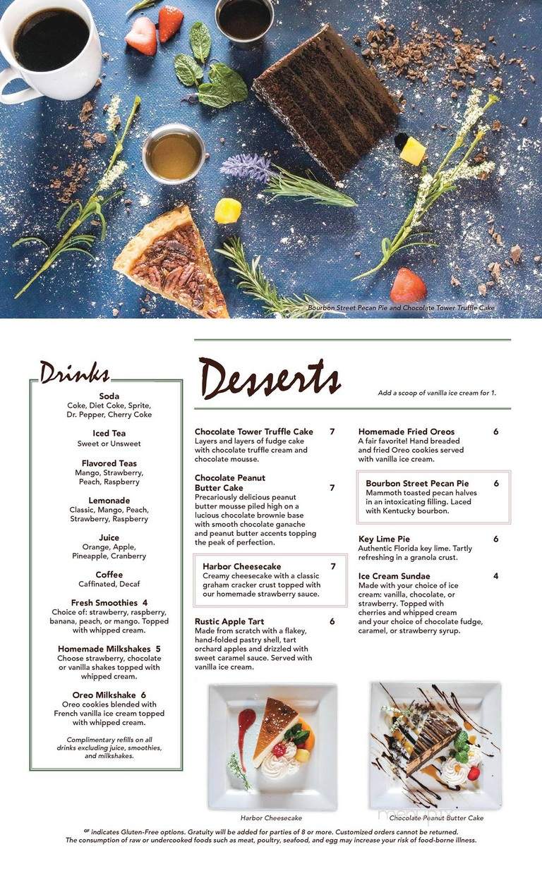 Harbor Cafe - Clarksville, TN menu_pic
