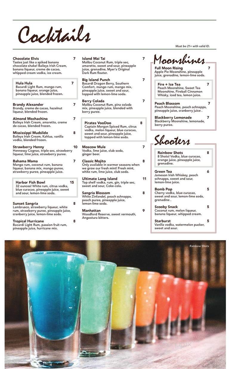 Harbor Cafe - Clarksville, TN menu_pic