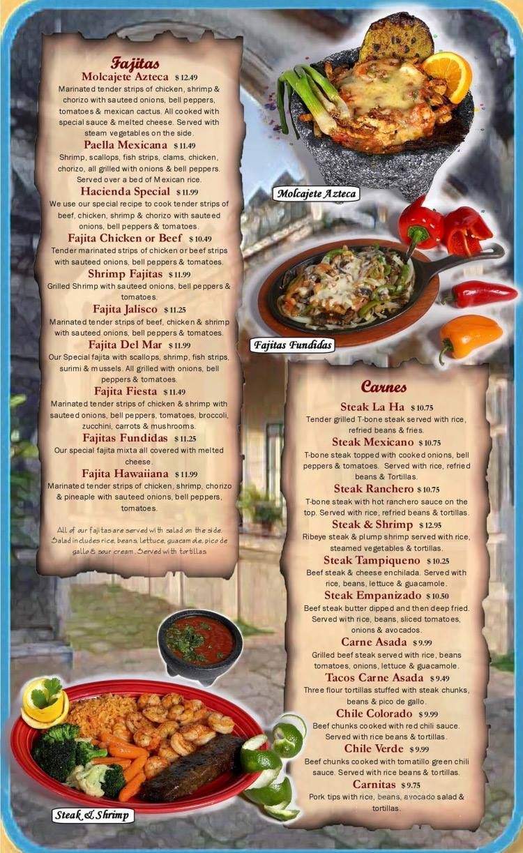 La Hacienda Mexican Restaurant - Franklin, TN menu_pic
