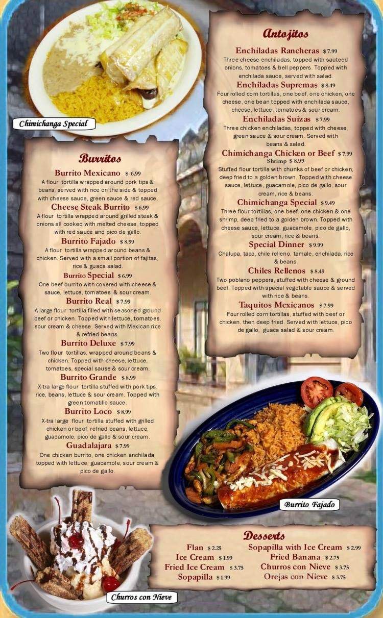 La Hacienda Mexican Restaurant - Franklin, TN menu_pic