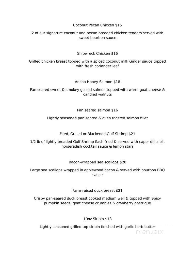 Looking Glass - Clarksville, TN menu_pic