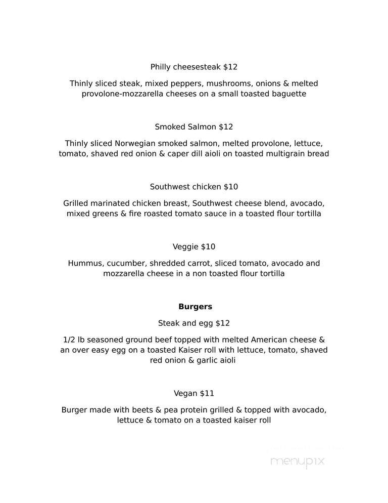 Looking Glass - Clarksville, TN menu_pic