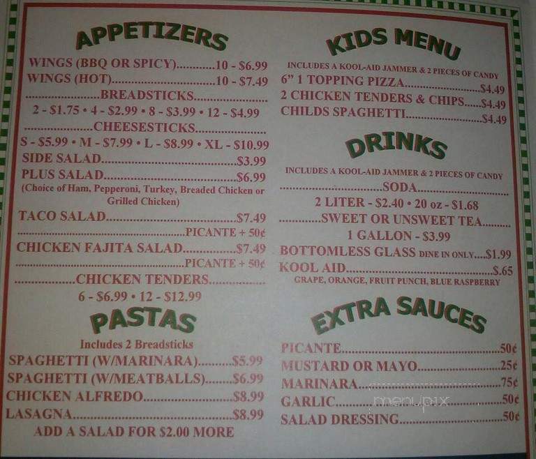 Mom & Pops Pizza Place - Medina, TN menu_pic