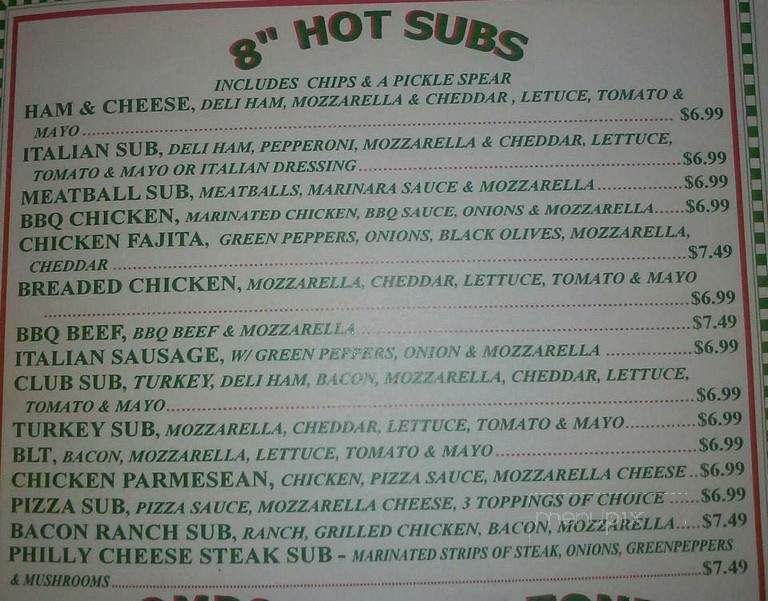 Mom & Pops Pizza Place - Medina, TN menu_pic