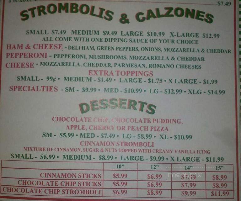 Mom & Pops Pizza Place - Medina, TN menu_pic
