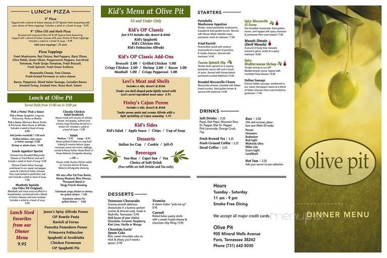 Olive Pit - Paris, TN menu_pic