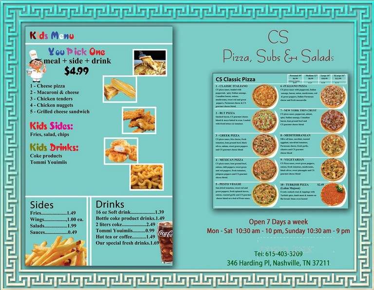 Chicago Style Gyros - Nashville, TN menu_pic