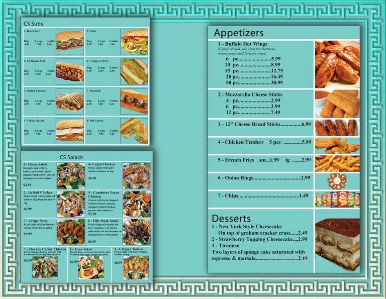 Chicago Style Gyros - Nashville, TN menu_pic