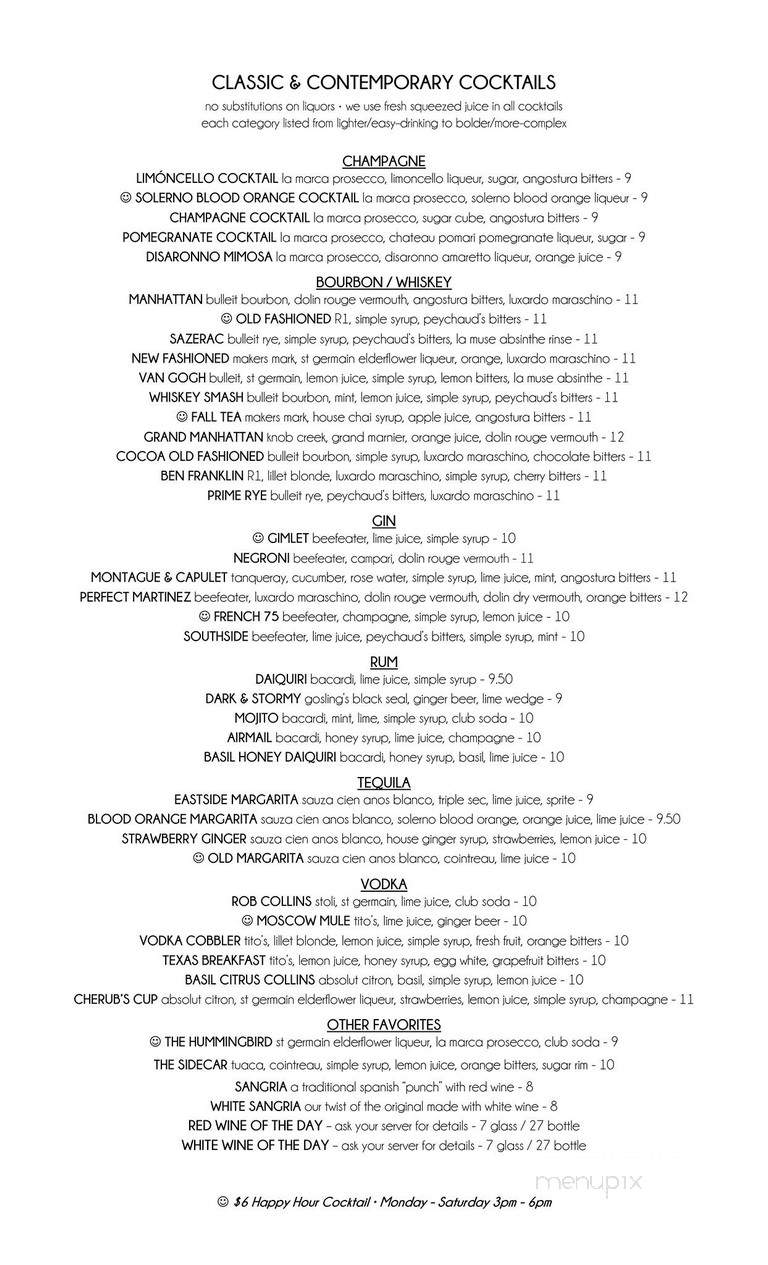 Darfons Restaurant & Lounge - Nashville, TN menu_pic