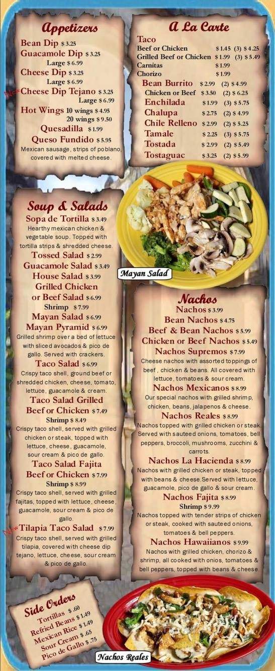 La Hacienda Mexican - Nashville, TN menu_pic