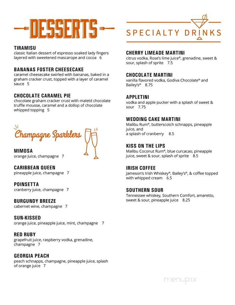 Old Venice Pizza Co - Memphis, TN menu_pic