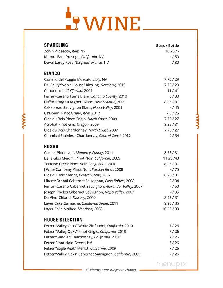 Old Venice Pizza Co - Memphis, TN menu_pic
