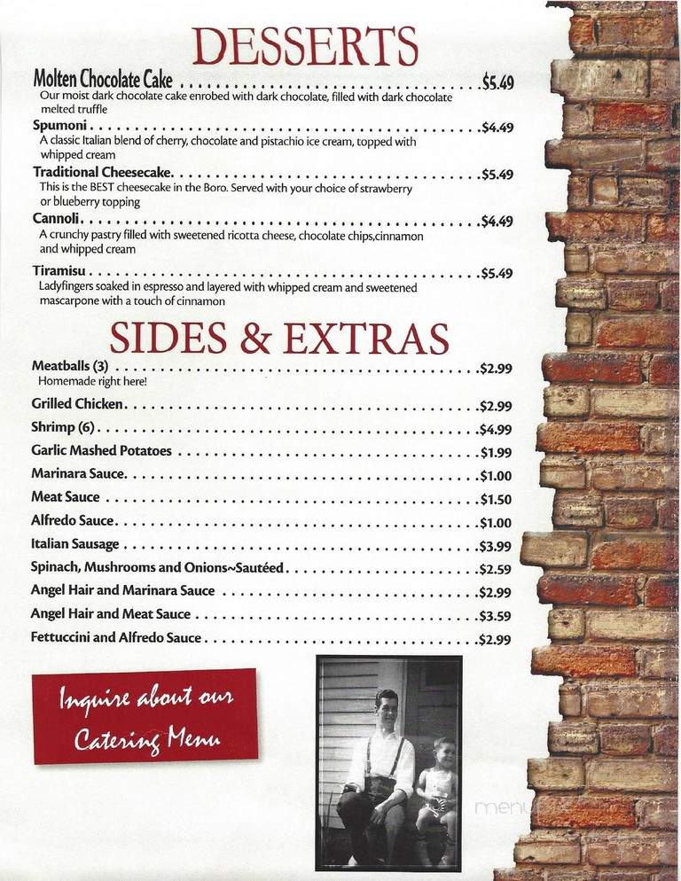 Marinas On The Square Italian - Murfreesboro, TN menu_pic