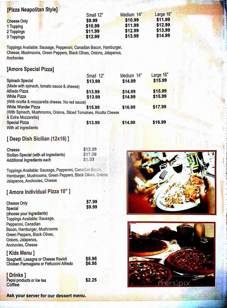 Amore Pasta & Pizza Restaurant - The Colony, TX