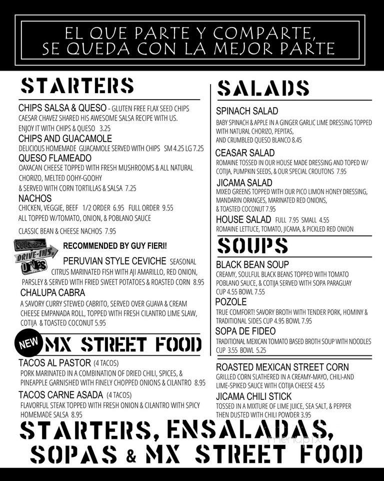 Beto's Comida Latina - San Antonio, TX menu_pic