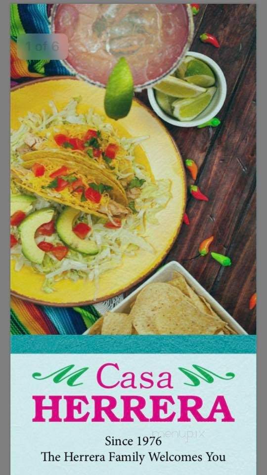 Casa Herrera - Abilene, TX menu_pic