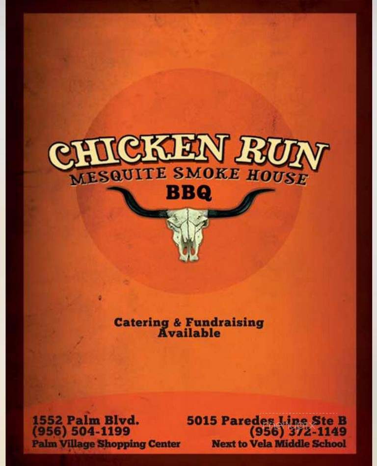 Chicken Run - Brownsville, TX menu_pic