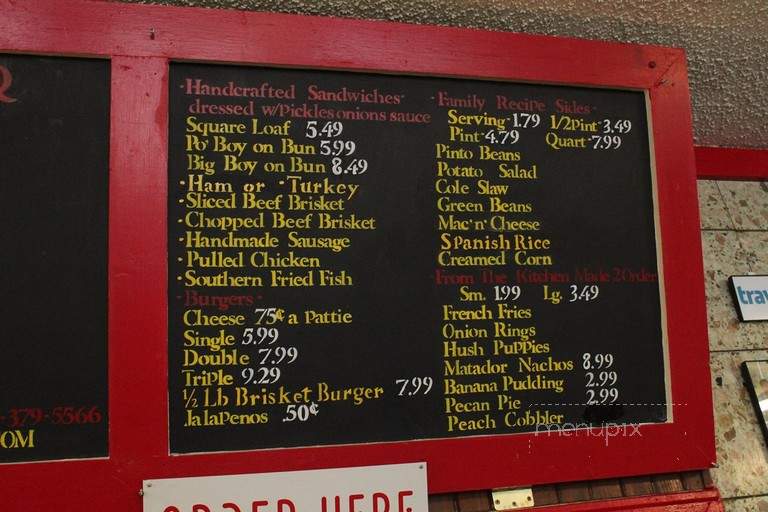 Davila's Bar-B-Q - Seguin, TX menu_pic