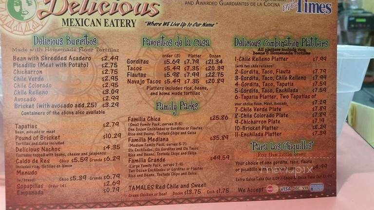 Delicious Mexican Eatery - El Paso, TX