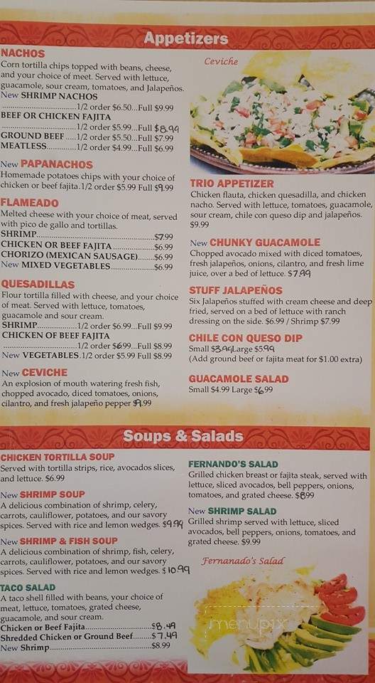 El Charro T Mexican - Giddings, TX menu_pic