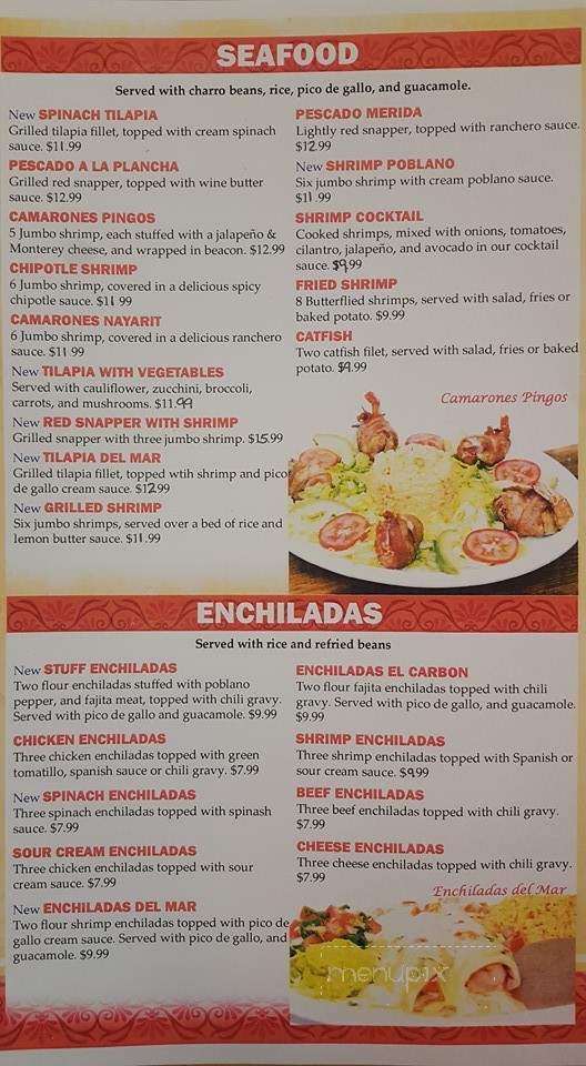 El Charro T Mexican - Giddings, TX menu_pic