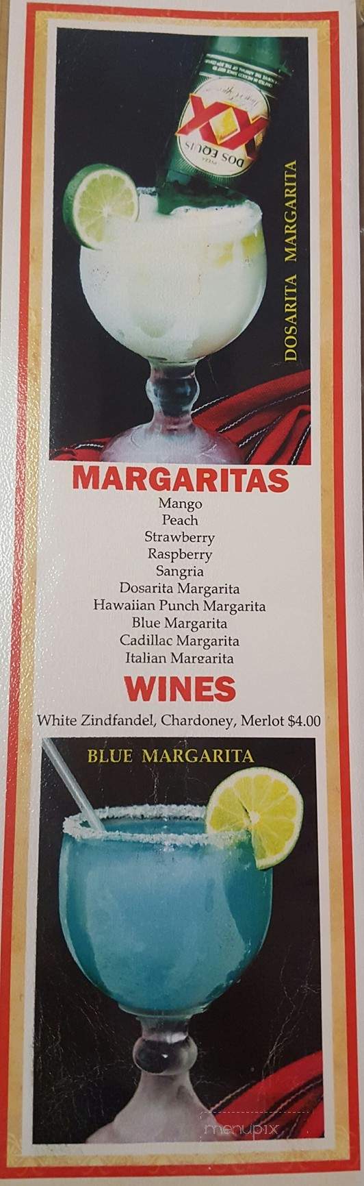 El Charro T Mexican - Giddings, TX menu_pic
