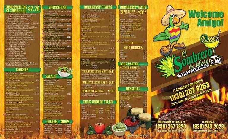 El Sombrero Mexicana Restaurant - Kerrville, TX