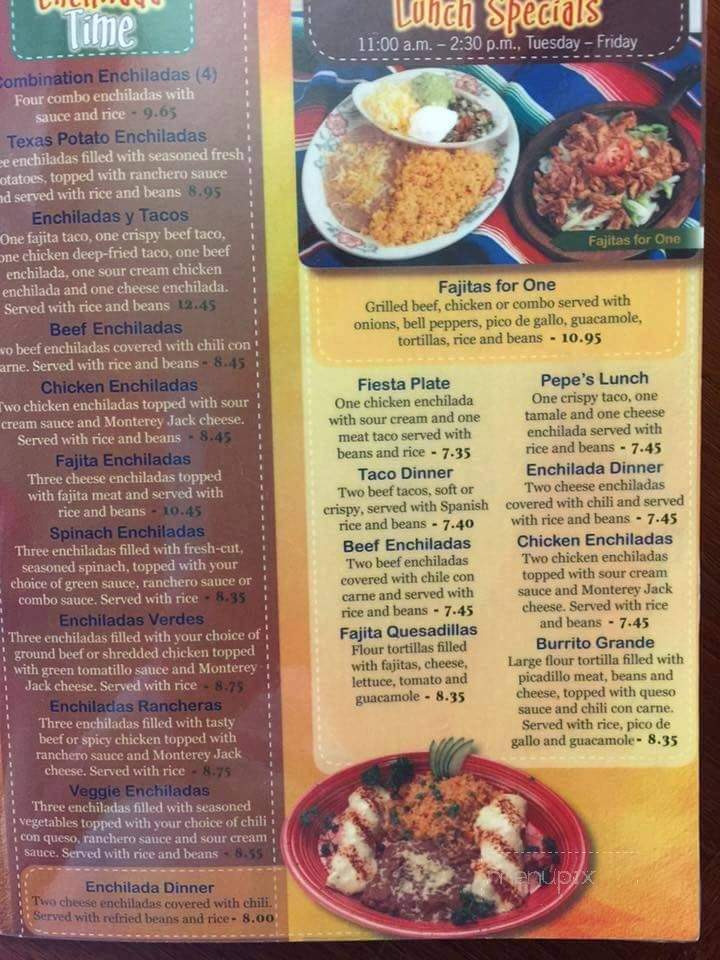 Fiesta Grill - Corsicana, TX menu_pic