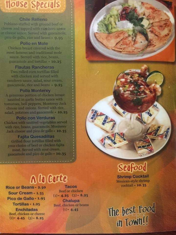 Fiesta Grill - Corsicana, TX menu_pic