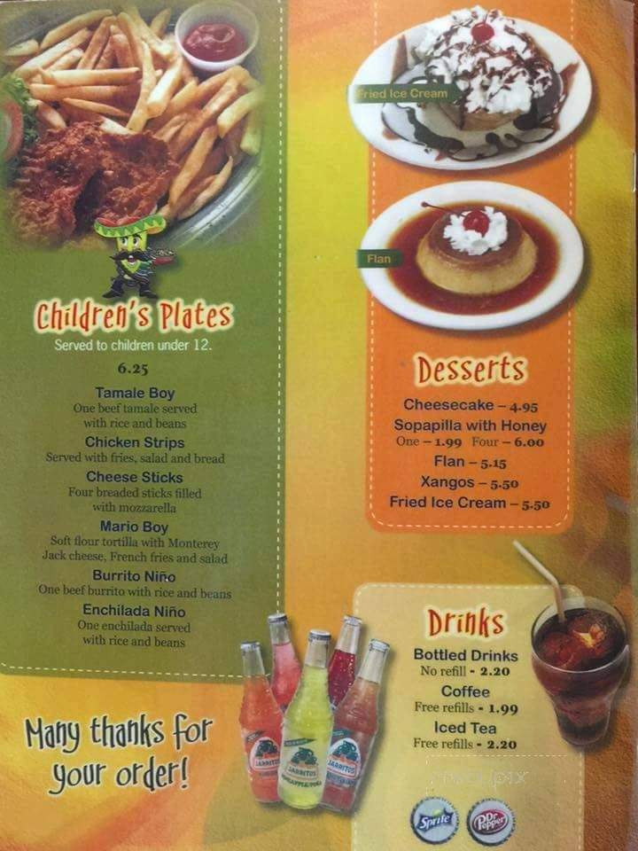 Fiesta Grill - Corsicana, TX menu_pic