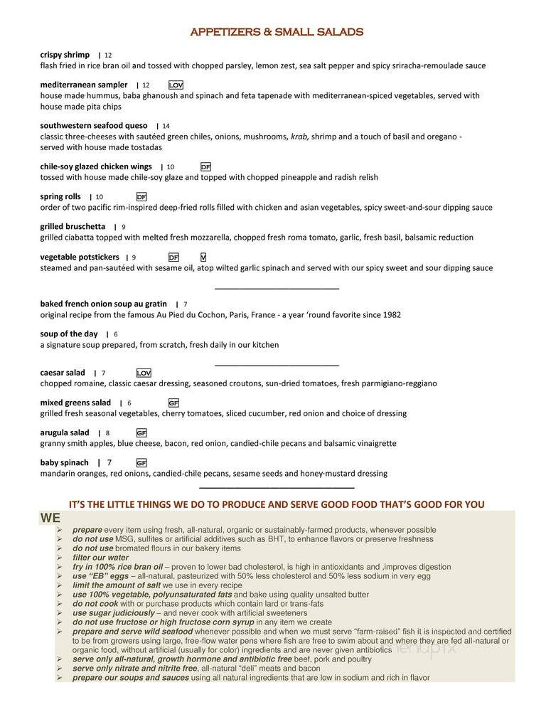 Greenery Restaurant & Market - El Paso, TX menu_pic
