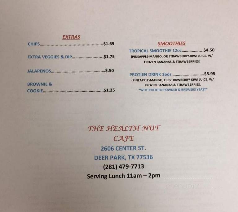 Health Nut - Deer Park, TX