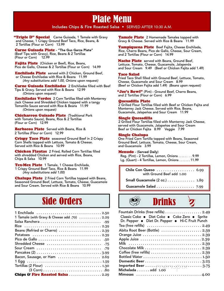 House Of Tacos - Rosenberg, TX menu_pic