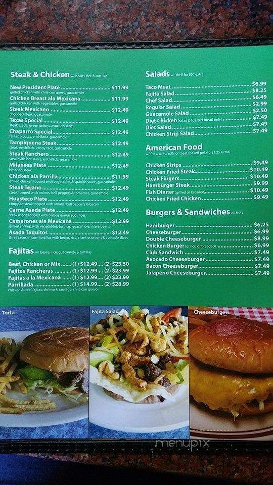 La Esperaza - San Angelo, TX menu_pic