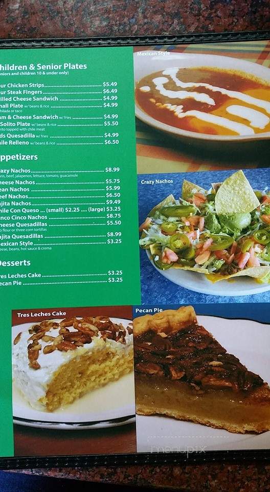 La Esperaza - San Angelo, TX menu_pic