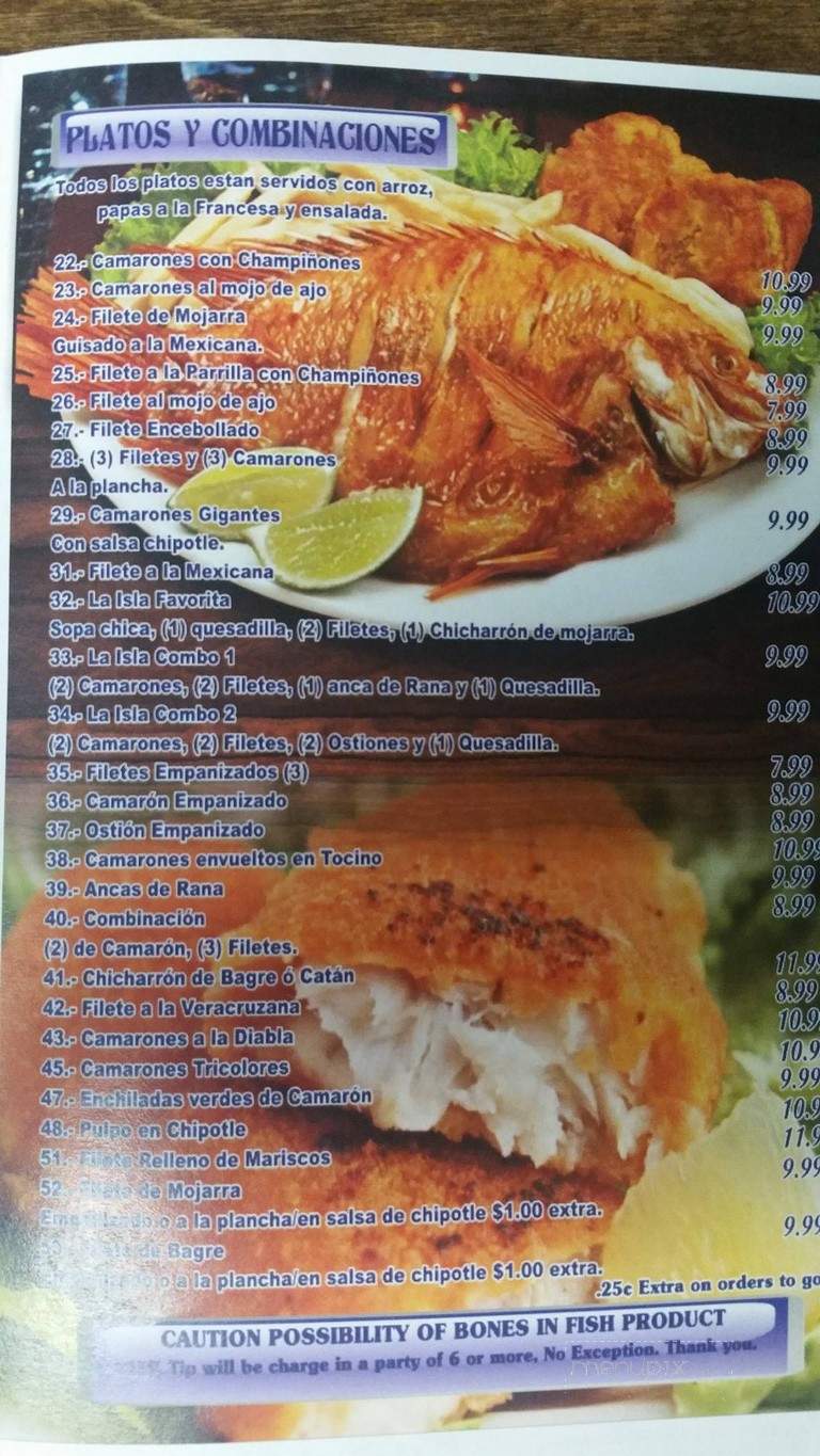 La Isla - San Antonio, TX menu_pic