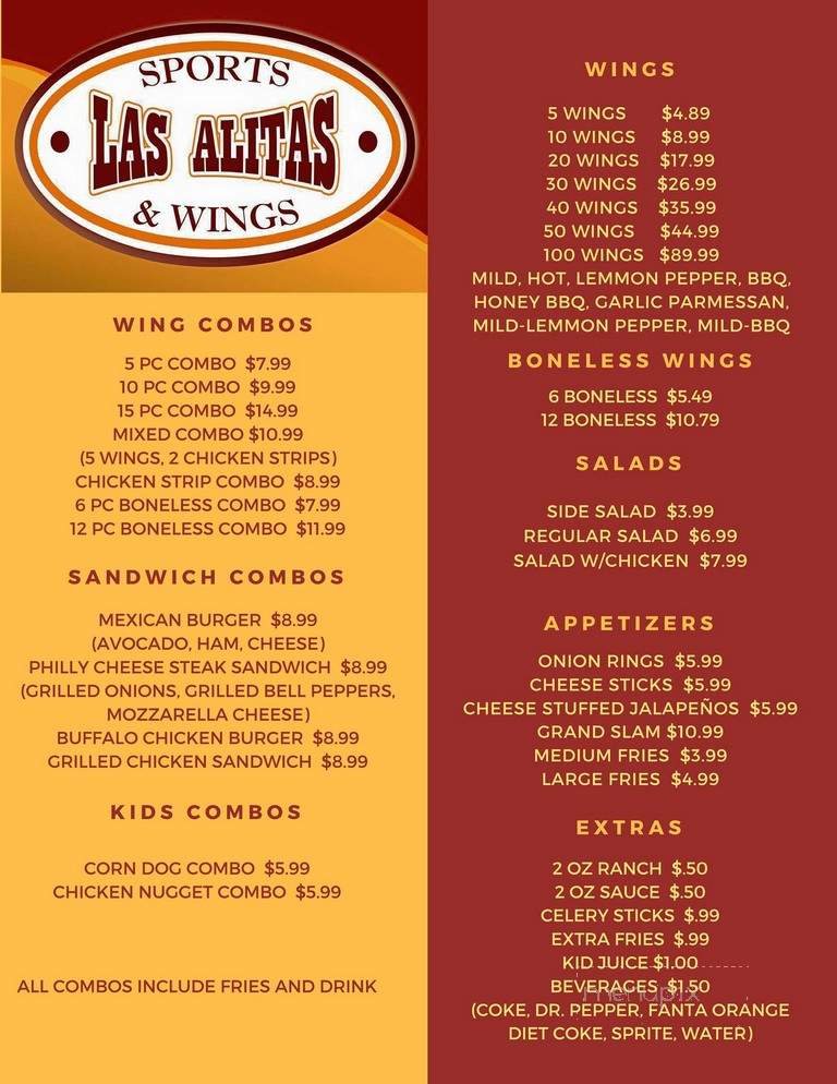 Las Alitas Sports & Wings - Roma, TX