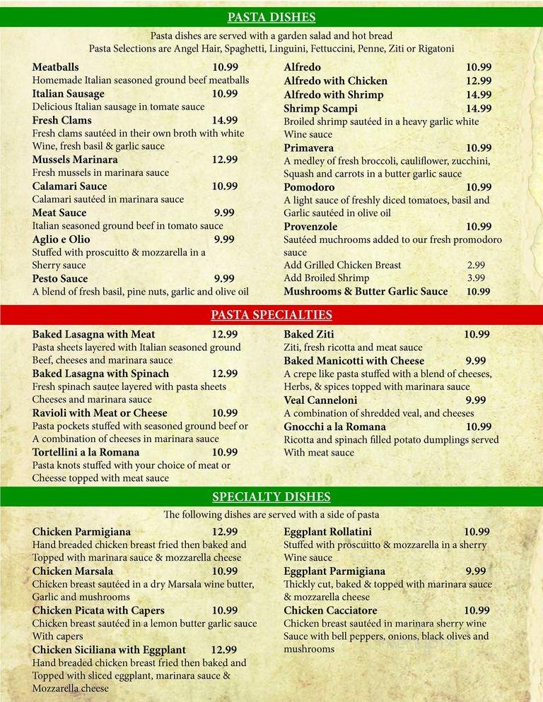 Little Bavarian Restaurant - San Antonio, TX menu_pic