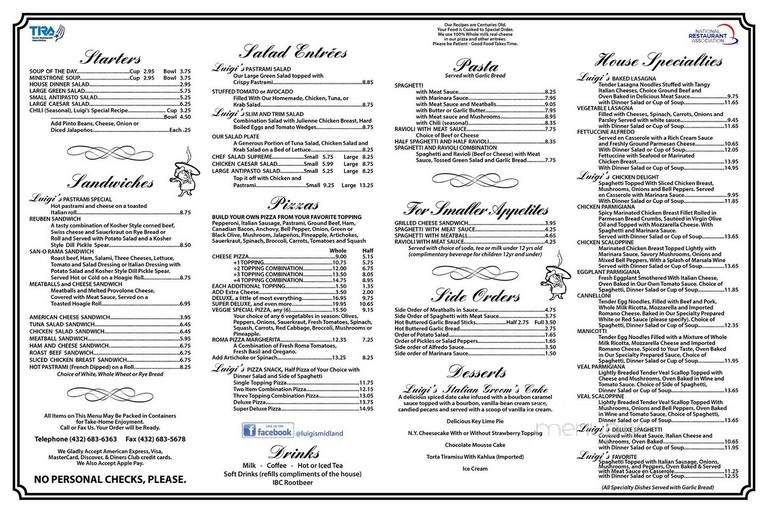 Luigi's Italian Restaurant - Midland, TX