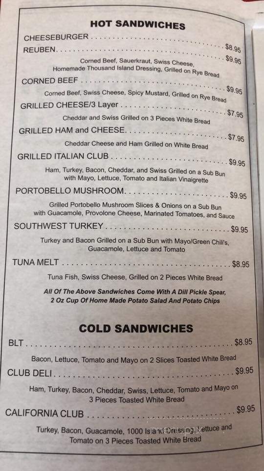 Odeli's - Odessa, TX menu_pic