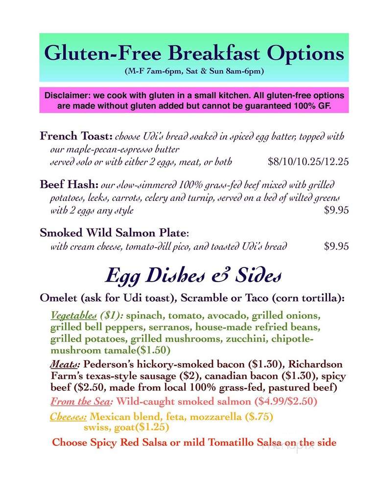 Pacha - Austin, TX menu_pic