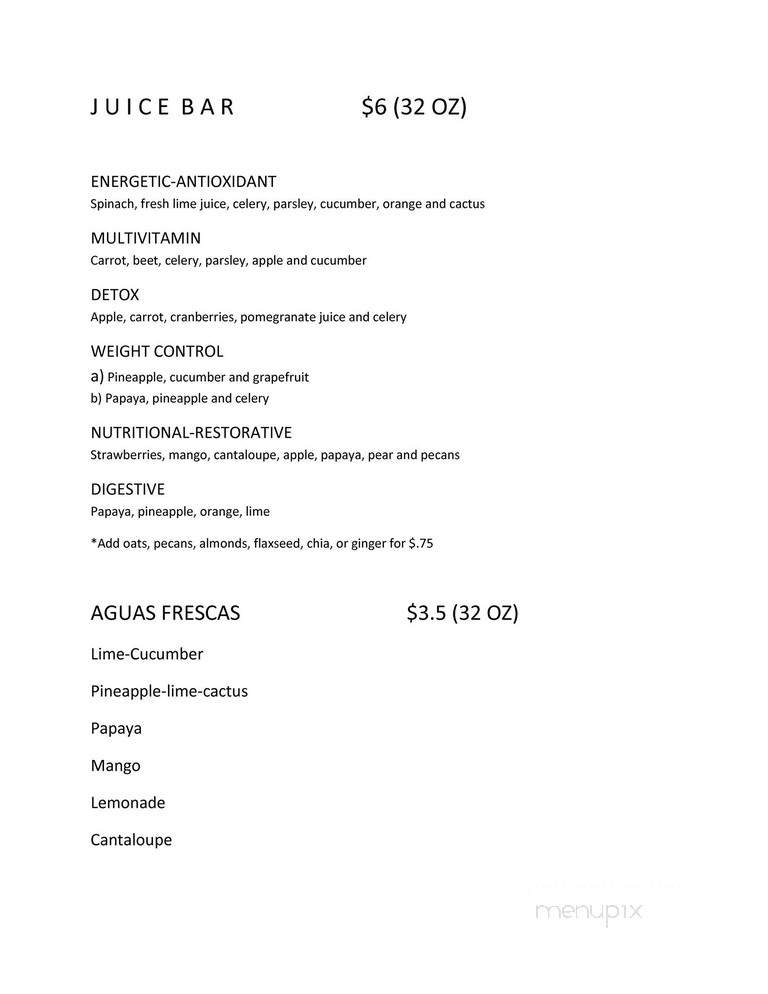 Paquime Restaurant - El Paso, TX menu_pic